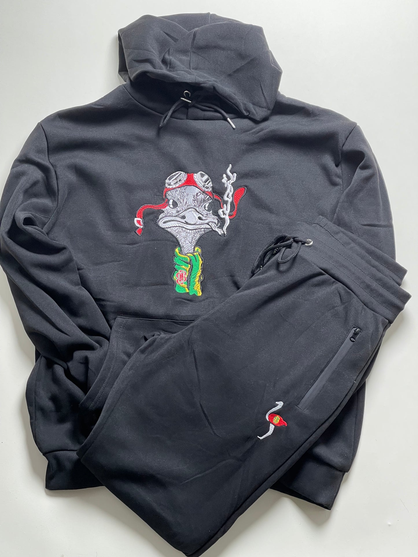 Smoking Ostrich Sweatsuit
