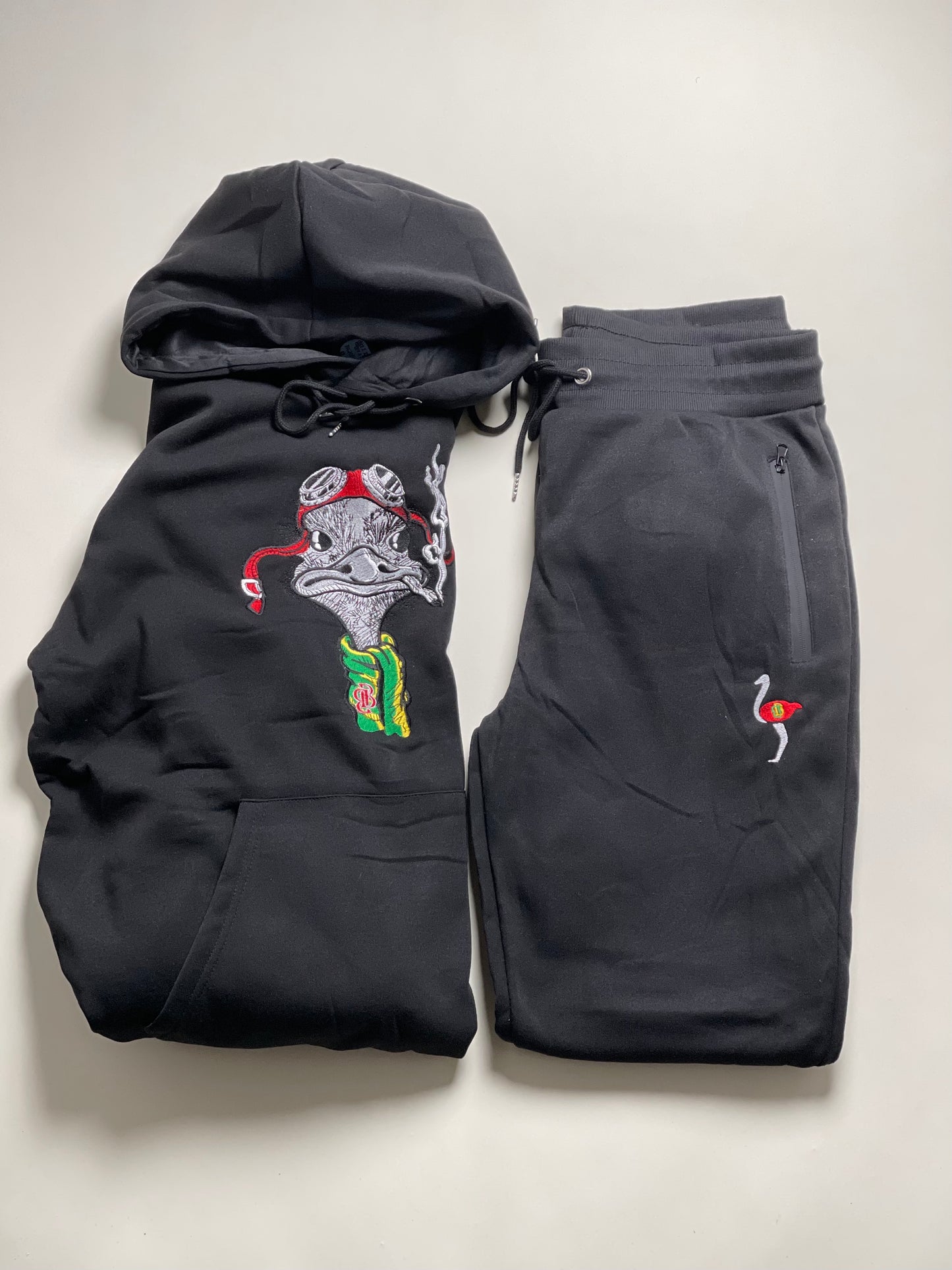 Smoking Ostrich Sweatsuit